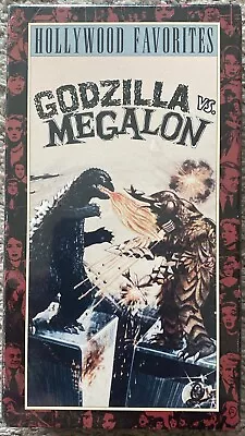 Godzilla Vs. Megalon (VHS 1993) Burbank Video - Sealed • $15