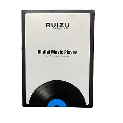MP3 Player Voice Recorder Ruizu Digital Music X02 Up To 128 GB Earbugs Bundle • $34.99