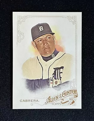 2015 Topps Allen & Ginter Miguel Cabrera #187 Baseball Card Detroit Tigers • $1.99