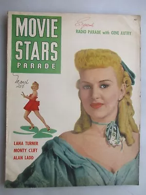 Movie Stars Parade Magazine - March 1950 Issue - Betty Grable Cover • $9.99