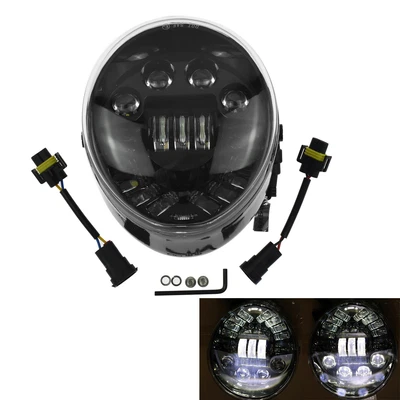 $112.99 • Buy Black LED Headlight Daytime Running Light Fit For Harley V Rod VROD VRSCA VRSC