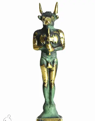 Greek Minotaur Statue From Brass  20cm  X  5.5cm • $119