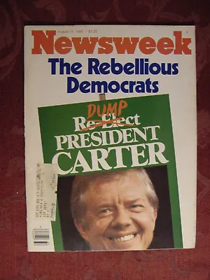 NEWSWEEK Magazine August 11 1980 Rebellious Democrats Japanese Kites • $12.80