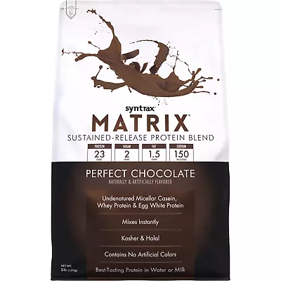 Syntrax Matrix 5.0 Sustained Release Protein Blend 5lb  • $69