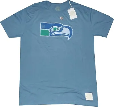 Seattle Seahawks Retro Sport Slim Fit Blue T Shirt 2XL New Tags • $18.95