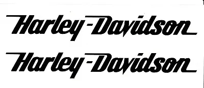 Harley Davidson Stickers Gloss Black • $9.99