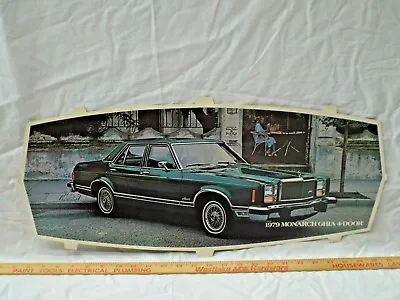 Dealership Showroom Sign/Promotional Poster 1979 Mercury Monarch 79 Dealer Promo • $299.99