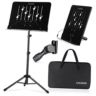  Sheet Music Stand With Carry Bag Notes Books Stand Laptop Stand Quaver Design • $35.23