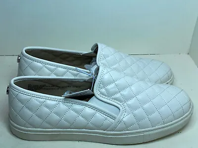 Mossimo Co. Quilted Reese Loafers Slip On Casual Shoes White Women's Size 9.5 • $24