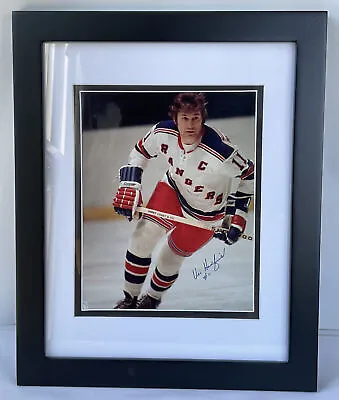Vintage Framed New York Rangers Autographed Vic Hadfield Photo 13 X 16 • $120