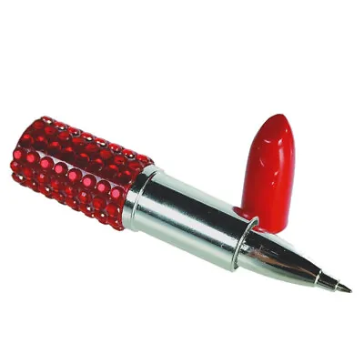 £1.99 • Buy TRIXES Red Lipstick Ballpoint Pen Blue Ink NEW Novelty Funny Lip Stick Gift Pen