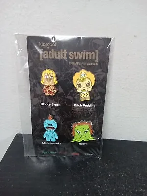 Kidrobot Con Exclusive Pin Set Squidbillies Venture Rick And Morty Robot Chicken • $14.99