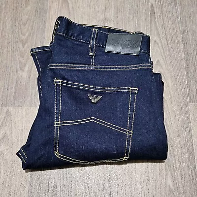 Giorgio Armani Jeans - Mens - W34 - L30 - Dark Blue • £38