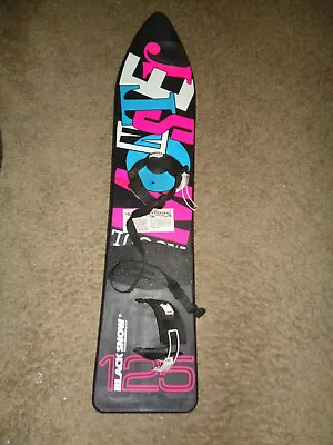 Vintage SLM Black Snow MONSTER Snowboard 125 • $49.99