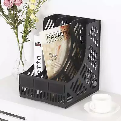 £11.99 • Buy Office Desk Tidy Document A4 File Magazine Paper Organiser Storage Holder Rack