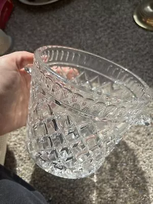 Vintage Glass Ice Bucket With Handles • $3