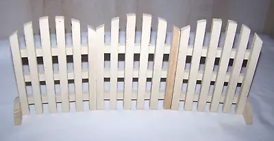 Miniature Wooden Picket Fence ~ Crafts ~ 3 Pieces ~ Ready To Paint • $11.59
