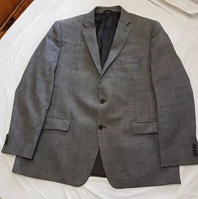 Marc Anthony Men's Suit Jacket Blazer Black/White Small Houndstooth Wool  48 Reg • $30