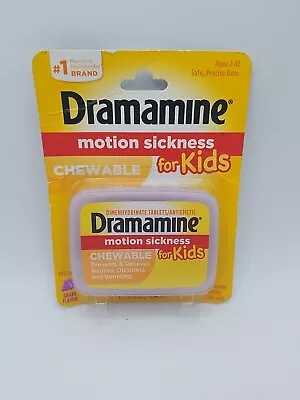 Dramamine Motion Sickness Relief For Kids 8 Ct EXP 09/2026 • $6.40