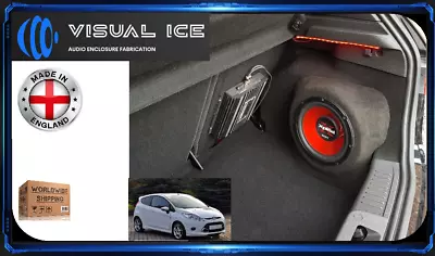 £146.96 • Buy Ford Fiesta Mk7 Stealth Sub Speaker Enclosure Box Sound Bass Upgrade Audio 10 12