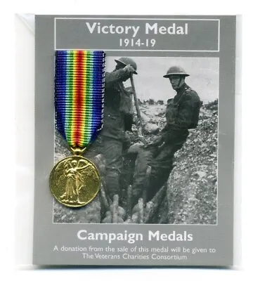 Westair British Miniature Reproduction VICTORY MEDAL 1914-1919 World War I WWI • $20