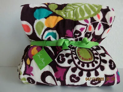 Vera Bradley Throw Blanket  Plum Crazy  (retired) • $69.99