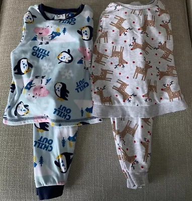 £5.50 • Buy George Christmas Pyjama Bundle Peppa Pig George & Rudolph Reindeer 2-3 Years