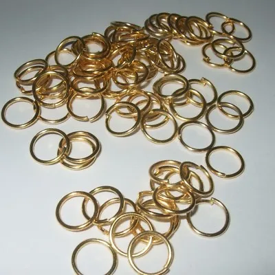 £2.49 • Buy BRONZE SILVER & GOLD SINGLE & DOUBLE JUMP RINGS 4mm 5mm 6mm 7mm 8mm 10mm JR2 