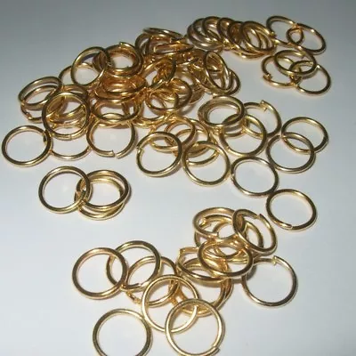 £2.49 • Buy BRONZE SILVER & GOLD SINGLE & DOUBLE JUMP RINGS 4mm 5mm 6mm 7mm 8mm 10mm JR2 