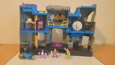 Fisher-Price Imaginext DC Super Friends Folding Batcave With 5 Figures+bike • £8