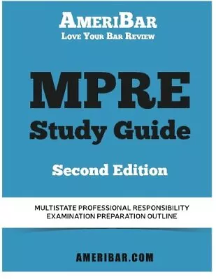 MPRE Study Guide Second Edition: Mu... Bar Review Ame • $11.39