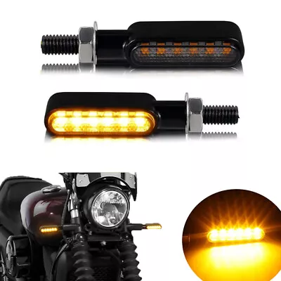 Indicator Light Universal For 12V Motorcycley Turn Signal Light LED Blinker 8mm • $7.79