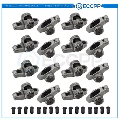 For Chevy 400 350 327 305 Studs Stainless Steel Roller 1.6 Ratio 3/8  Rocker Arm • $119.79