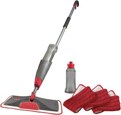 Rubbermaid Microfiber Reveal Spray Mop Floor Cleaning Kit With 3 Microfiber Pads • $37