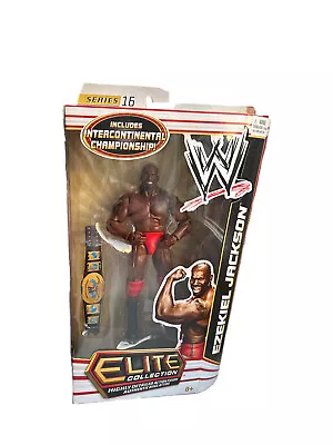£37.99 • Buy WWE Elite Collection Ezekiel Jackson Mattel Figure - Box & Intercontinental Belt