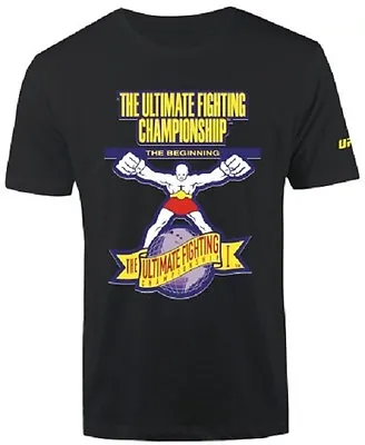 UFC The Beginning Logo T-Shirt - Black -Mens Size S/M/XL/2XL  NWT  • $16.99