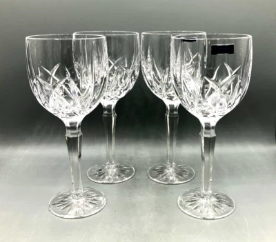 $65 • Buy Waterford Crystal Marquis Brookside Wine/Water Goblet Set Of 4