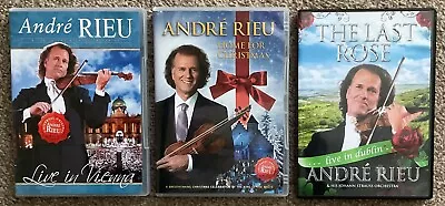 £3.25 • Buy 3 X Andre Rieu [DVD] - Live In Vienna / Dublin / Home For Christmas (Bundle)