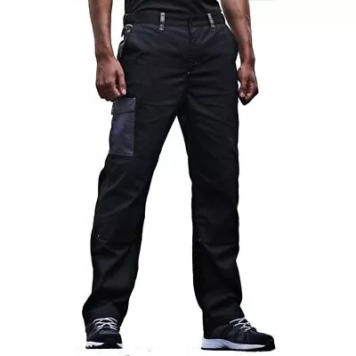 Regatta Contrast Mens Tough Wear Cargo Combat Pockets Work Wear Trousers RRP £60 • £7.99