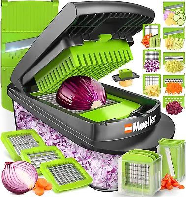 $30.26 • Buy Mueller Pro-Series 10-In-1, 8 Blade Vegetable Slicer, Onion Mincer Chopper, Vege