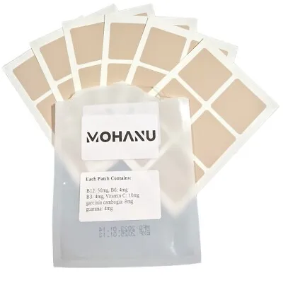 Mohanu.org 36 Count B12 Vitamin Transdermal Patches 1 Month Supply Free Shipping • $24.95