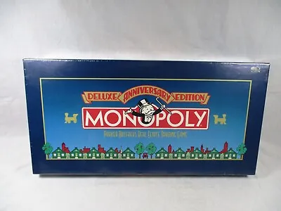 Monopoly Deluxe Anniversary Edition Game Vintage No. 0007 NEW Factory SEALED • $48.99