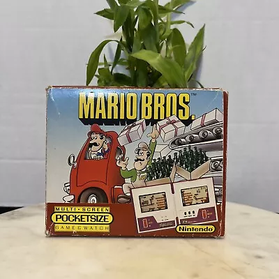 1983 POCKETSIZE Multi Screen NINTENDO Game & Watch MARIO BROS - In Box USA RARE • $599.99