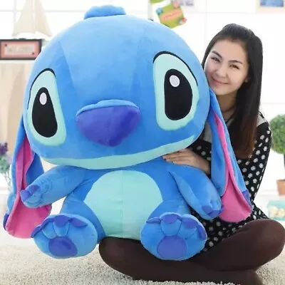 40/50/60/70cm Stitch Plush Toys Lilo Soft Luxury Stich Stuffed Doll Figure Gifts • £12.99