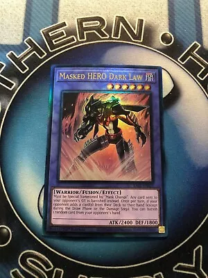 * Masked Hero Dark Law * 1st Edition Prismatic Ultimate Rare Ra01-en025 Yugioh! • $4.49