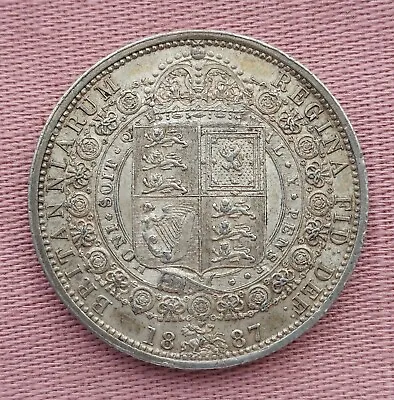 £65 • Buy 1887 Victoria Silver Half Crown - Jubilee Bust - Spink 3924