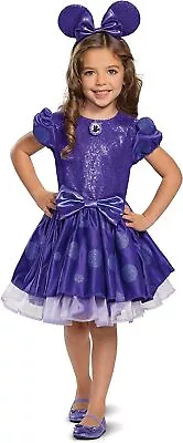 Minnie Mouse Potion Purple Deluxe Disney Fancy Dress Up Halloween Child Costume • $68.95