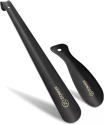 Metal Shoe Horn 2Pcs - 16.5 Inch Shoehorn Long Handled For Seniors Men - 7.5 Inc • $11.79