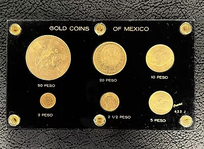 Mexico - Mexican Peso Gold Type Set Of 6 Coins-Peso2 • $5999