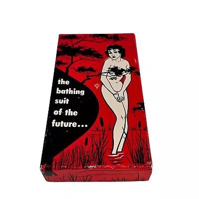 1950's 1960's Bathing Suit Of The Future Gag Box • $16.47